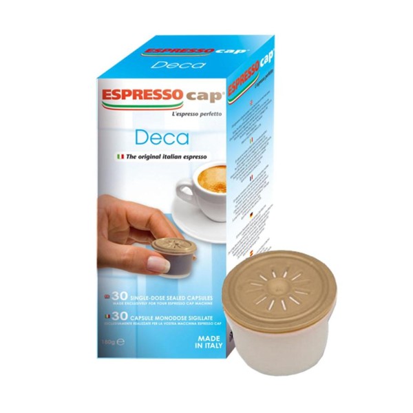 Capsulas de Cafe Espresso Cap, Gimoka, Arabo - Descafeinado