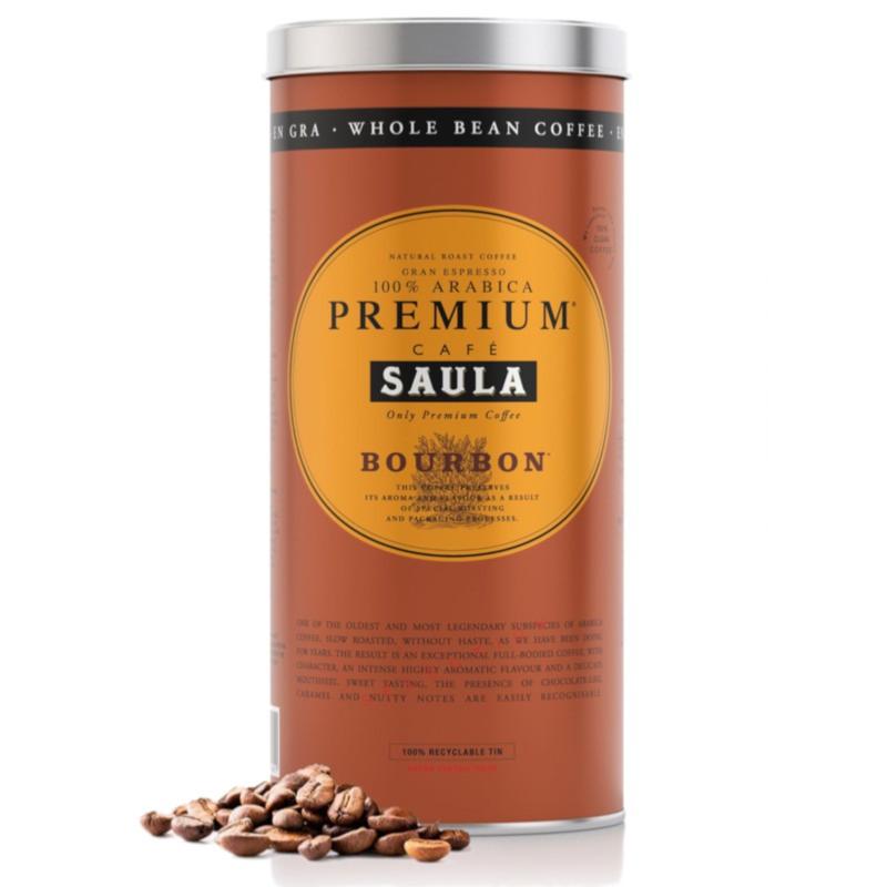 Café en grano SAULA Bourbon Bote 500 gr.