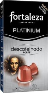 Cápsulas Cafe Fortaleza Platinum - Descafeinado Forte