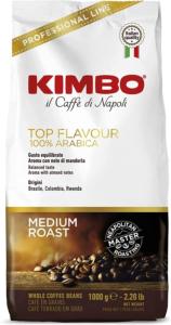 Cafe en Grano KIMBO Top Flavour Arábica - Bolsa 1Kg.