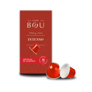 Capsulas Café BOU Intenso (compatibles Nespresso y L´Or)