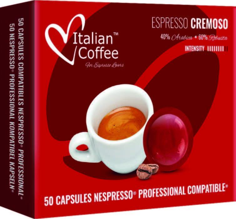 Capsulas Nespresso Profesional - Italian Coffee Cremoso