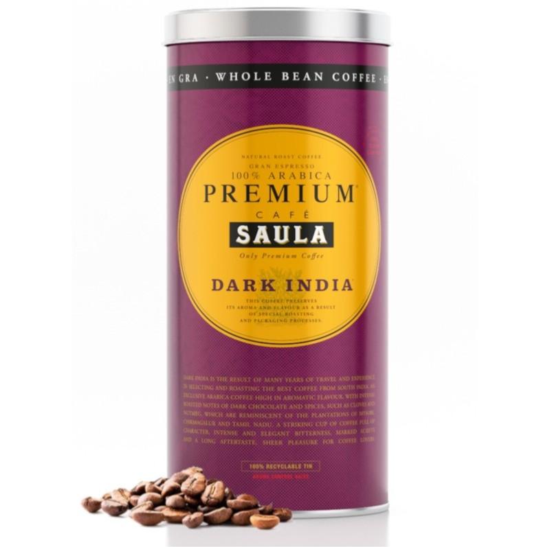 Café Saula grano, Pack 2 botes de 500 gr. Premium Ecológico