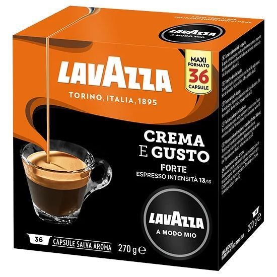 Capsule Lavazza A Modo Mio Crema E Gusto Forte, 54 Buc