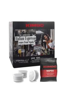Capsulas Espresso Point - Café Kimbo Napoli Caja 100 ud.