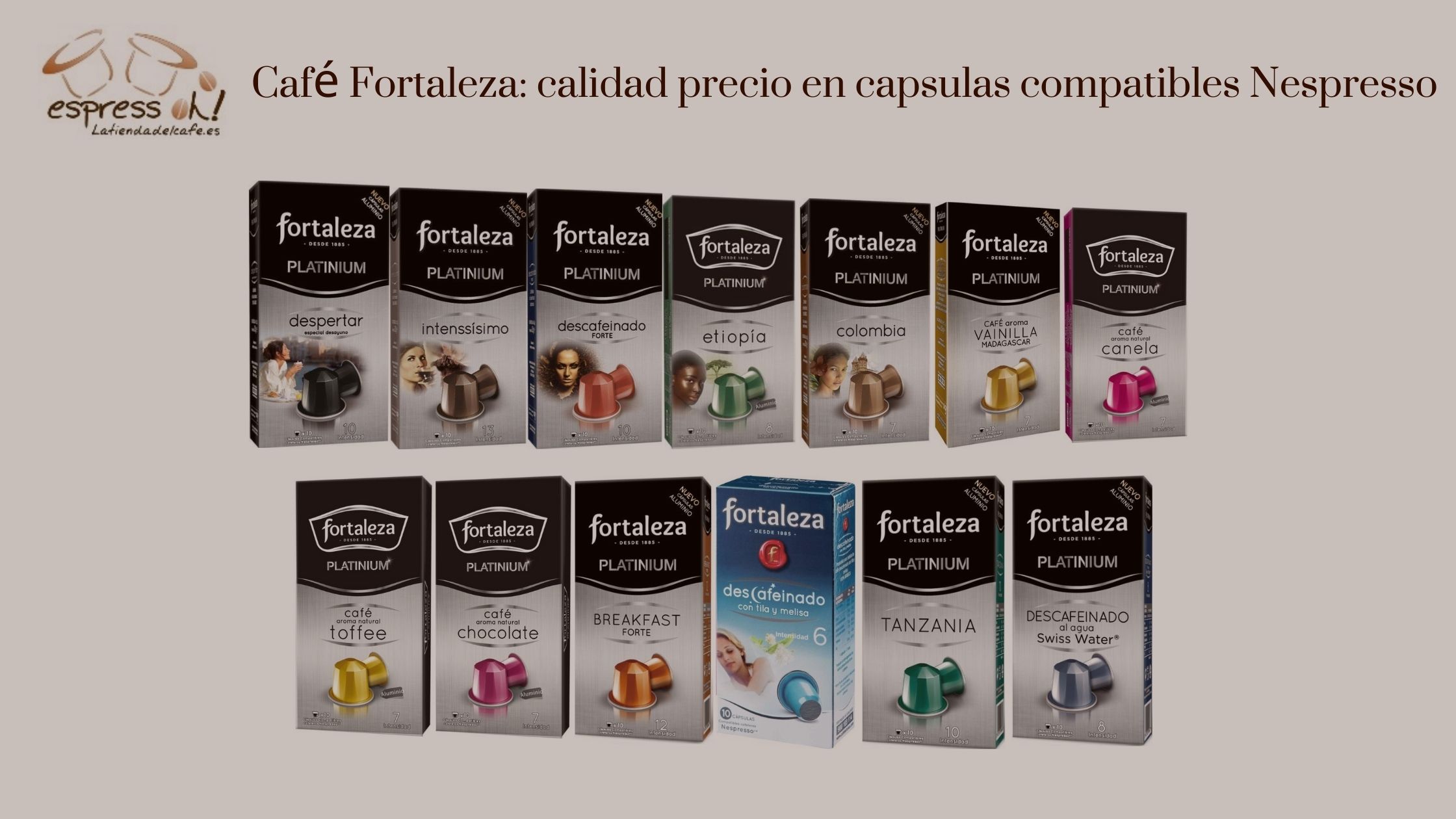 Café Fortaleza: calidad precio en capsulas compatibles Nespresso