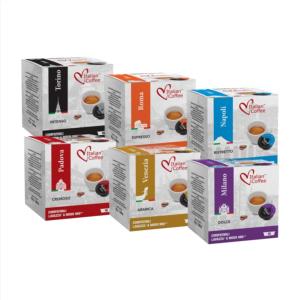 Pack Italian Coffee 192 capsulas compatibles A Modo Mio