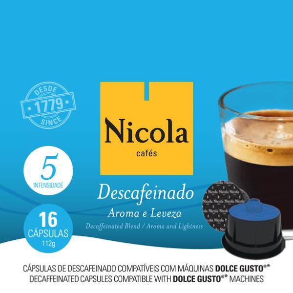 Capsulas Dolce Gusto - Nicola Descafeinado