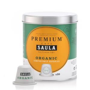 Capsulas Nespresso Compostables - Café SAULA Premium Organic