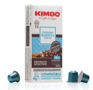 Cápsulas Nespresso - KIMBO Descafeinado