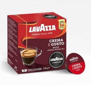 Capsulas Lavazza A Modo Mio - Crema e Gusto RICCO - Caja 36ud.