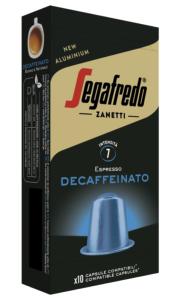 Capsulas Segafredo Zanetti Aluminio- Descafeinado